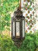 Victorian Hanging Candle Lantern - 13 inches