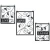 Live Laugh Love Candle Sconce Set