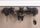 Black Bear Key Hook Decor