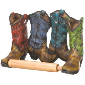 Cowboy Boots Toilet Paper Holder