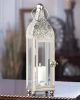 Vintage-Look Candle Lantern with Latch - 12 inches