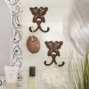 Cast Iron Butterfly Wall Hooks - Set of 2