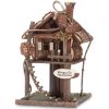 Log Cabin Treehouse Bird Feeder