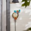 Metal Thermometer Garden Stake - Dragonfly