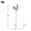 Vintage-Look Metal Rooster Garden Stake - Large