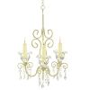 Shabby Chic Scroll Candle Chandelier