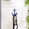 Blue Cast Iron Anchor Wall Hook