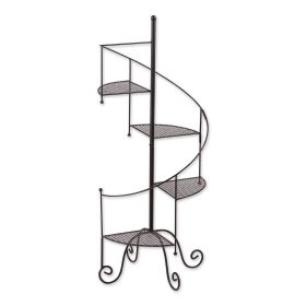 Iron Spiral Staircase Plant Stand