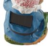 Gnome with Flower Solar Garden Statue