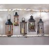 Wood and Metal Candle Lantern - 19 inches