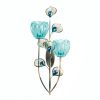 Peacock Bloom Candle Sconce - Double