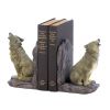 Howling Wolves Bookend Set