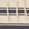 Hammock Chair with Tassel Fringe - Nautical Stripes