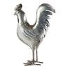 Galvanized Metal Rooster Garden Sculpture