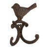 Cast Iron Bird Wall Hooks - Set of 2