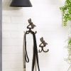 Cast Iron Dragonfly Wall Hooks - Set of 2