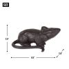 Cast Iron Rat Door Stopper or Figurine