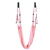 Adjustable Aerial Yoga Strap; Elastic Stretch Door Hanging Yoga Belts Hammock Swing Fitness Handstand Rope Training Device For Women - Pink