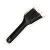 Barbecue Cleaning Brush Wire Bristle Brush with Scraper Grill Oven Cleaner Tool - Black