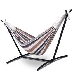 Double Hammock with Steel Stand and Carry Bag - OP2648