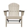 Adirondack Chair Holder HDPE Patio Chairs Weather Resistant Outdoor Chairs for Lawn; Deck; Backyard; Garden; Fire Pit; Plastic Outdoor Chairs-Weathere