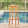 Kapalua Honey Eucalyptus Wooden Outdoor Bar Table - as Pic