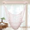 Free shipping 2pcs Indoor Outdoor Garden Cotton Hanging Rope Air/Sky Chair Swing Beige Hammocks  YJ - Beige