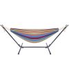 Free shipping  Hammock & Steel Frame Stand Swing Chair Home/Outdoor Backyard Garden Camp Sleep YJ - picture