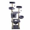 WIKI 70" Tall Cat Tower with Hammock - Grey