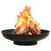 Fire Pit 31.5" Steel - Black