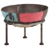 Colorful Rustic Fire Pit âˆšÃ² 15.7" Iron - Multicolour