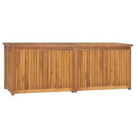 Patio Box 59.1"x19.7"x21.7" Solid Wood Teak - Brown