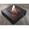 Living Source International Fiber Reinforced Concrete Propane/Natural Gas Fire Pit table (Charcoal) - 1 - 1