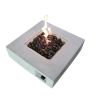 Living Source International Fiber Reinforced Concrete Propane/Natural Gas Fire Pit table (Charcoal) - 1 - 1