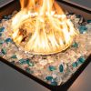 Outdoor Concrete Fire Pit Table Propane Fire Pit Patio Gas Fire Pit Table-Grey - as Pic