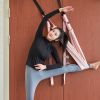 Flexible Gym Hanging Inversion Swing Aerial Yoga Hammock Stretcher Band Belt - Purple