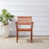 Malibu Outdoor Garden Stacking Armchair (Set of 2) - as Pic