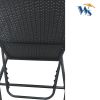 Outdoor Patio Lounge Chairs Rattan Wicker Patio Chaise Lounges Chair Brown - as Pic