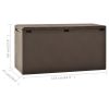 Patio Storage Box Brown 44.9"x18.5"x23.6" - Brown