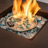 Patio Concrete Fire Pit Table Propane Fire Pit Patio Fire Pit Table-Brown - as Pic