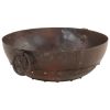 Rustic Fire Pit âˆšÃ² 15.7" Iron - Brown