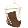 Hammock Chair 39.4"x31.5" Cotton Brown - Brown