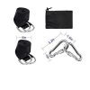 Camping  Suspension System Hammock Strap Set with Storage Bag - Black