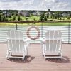 Folding Adirondack Chair Outdoor; Poly Lumber Weather Resistant Patio Chairs for Garden; Deck; Backyard; Lawn Furniture; Easy Maintenance & Classic Ad