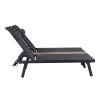 Hugo 76'Long Reclining Chaise Lounge Set (Set of 2) - as Pic