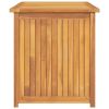 Patio Box 78.7"x19.7"x21.7" Solid Wood Teak - Brown