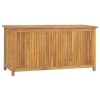 Patio Box 44.9"x19.7"x22.8" Solid Wood Teak - Brown