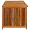 Patio Storage Box 68.9"x31.5"x29.5" Solid Acacia Wood - Brown