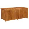 Patio Storage Box 68.9"x31.5"x29.5" Solid Acacia Wood - Brown