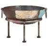 Colorful Rustic Fire Pit âˆšÃ² 15.7" Iron - Multicolour